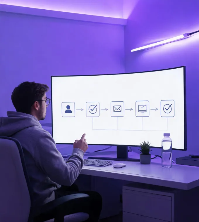 GTM engineer mapping an agent workflow